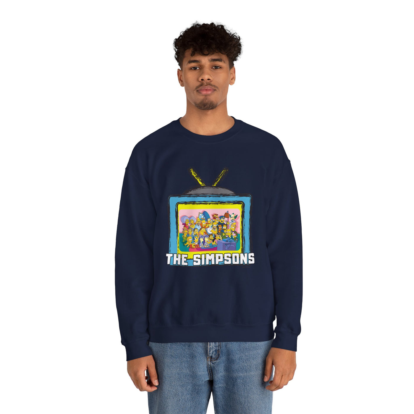 The Simpsons Unisex Heavy Cotton Sweatshirt
