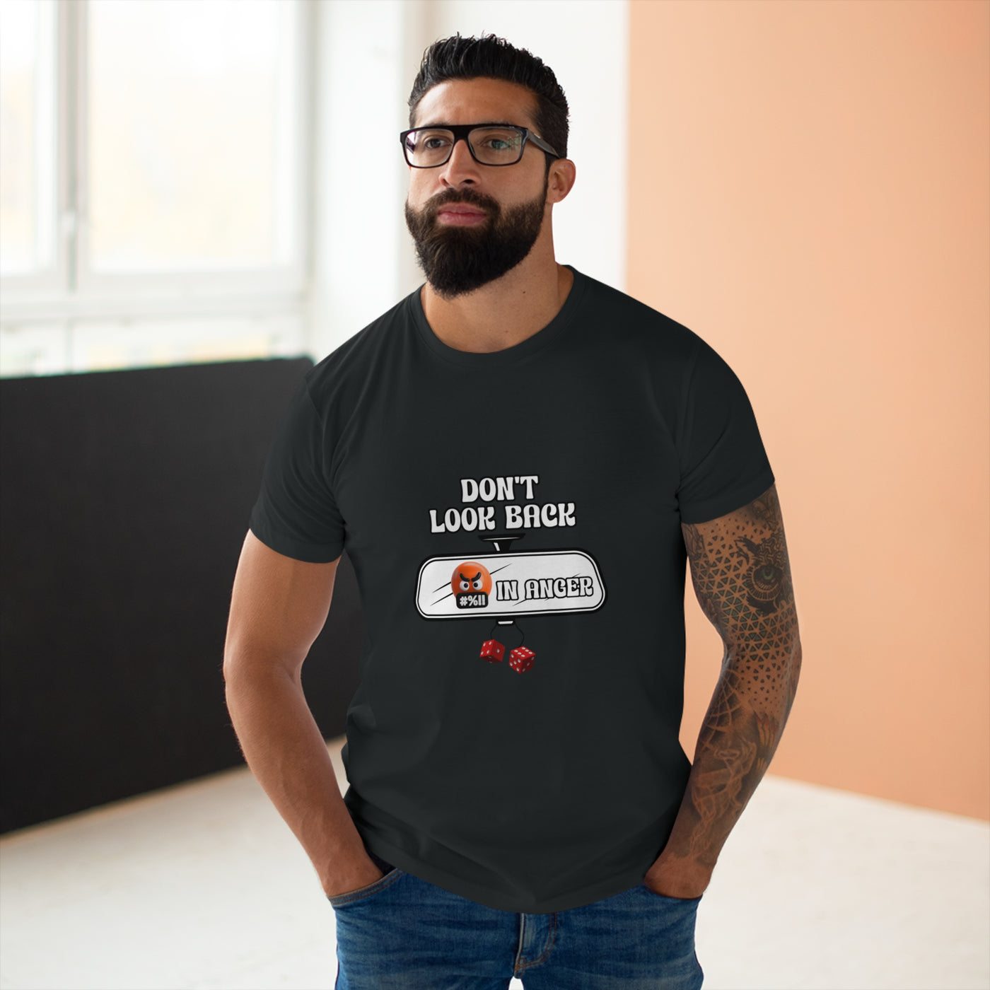 Don't Look Back in Anger Men's T-Shirt, Motivational
