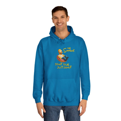 Funny Donut Lover Hoodie, Unisex College Hoodie, The Simpsons
