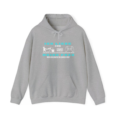 Gaming Love Unisex Hooded Sweatshirt - "Ich Liebe Es Wenn Meine Frau"