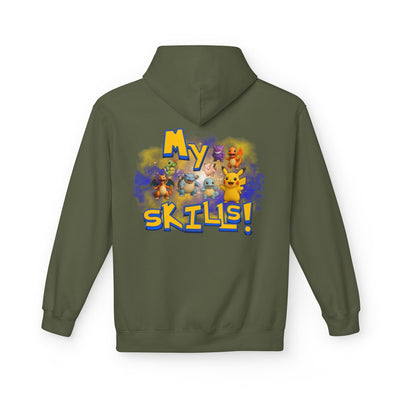 Pokemon Skills Hoodie, Unisex Pokemon Sweatshirt, Cute Hoodie