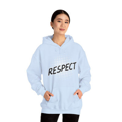 Respect Unisex Hooded Sweatshirt, Streetwear Hoodie