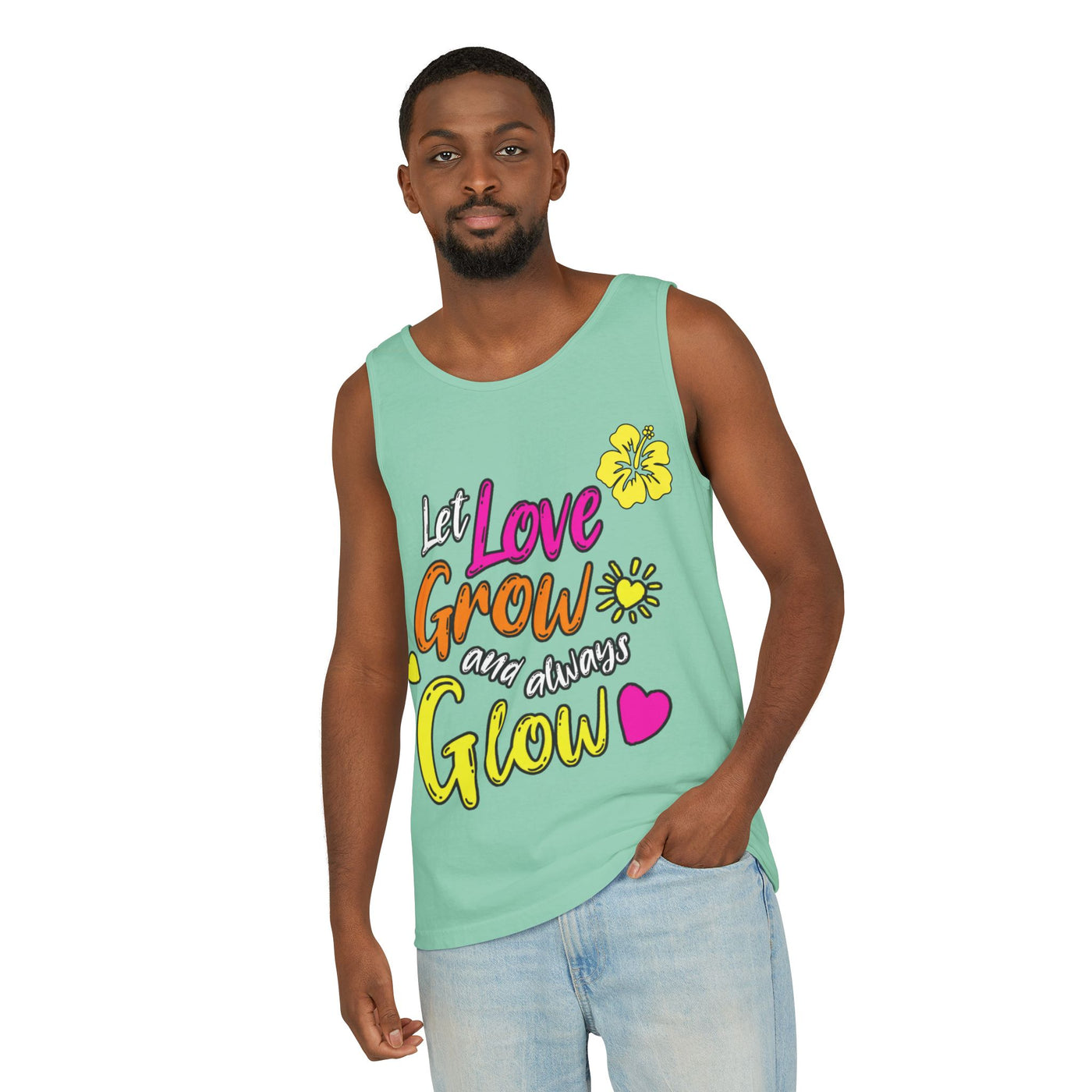 Tank Let Love Grow ... , Motivational Workout Shirt