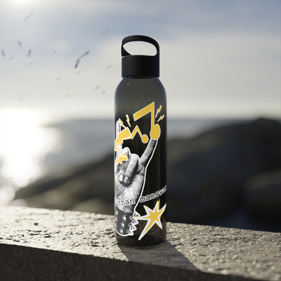 Rock 'n' Roll Water Bottle, louder than manowar