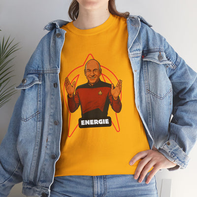 Energie Unisex Heavy Cotton Tee - Perfect for Sci-Fi Fans and Casual Wear