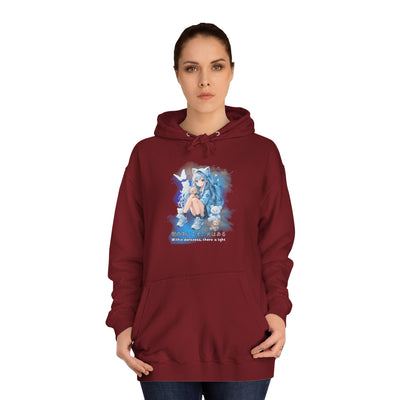 Hoodie, Anime Sweatshirt "Within darkness there is a light"