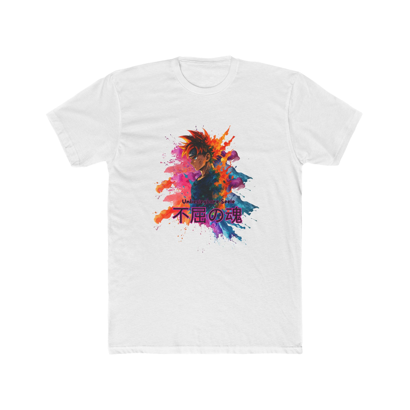 Vibrant Anime Art Unisex Cotton Crew Tee