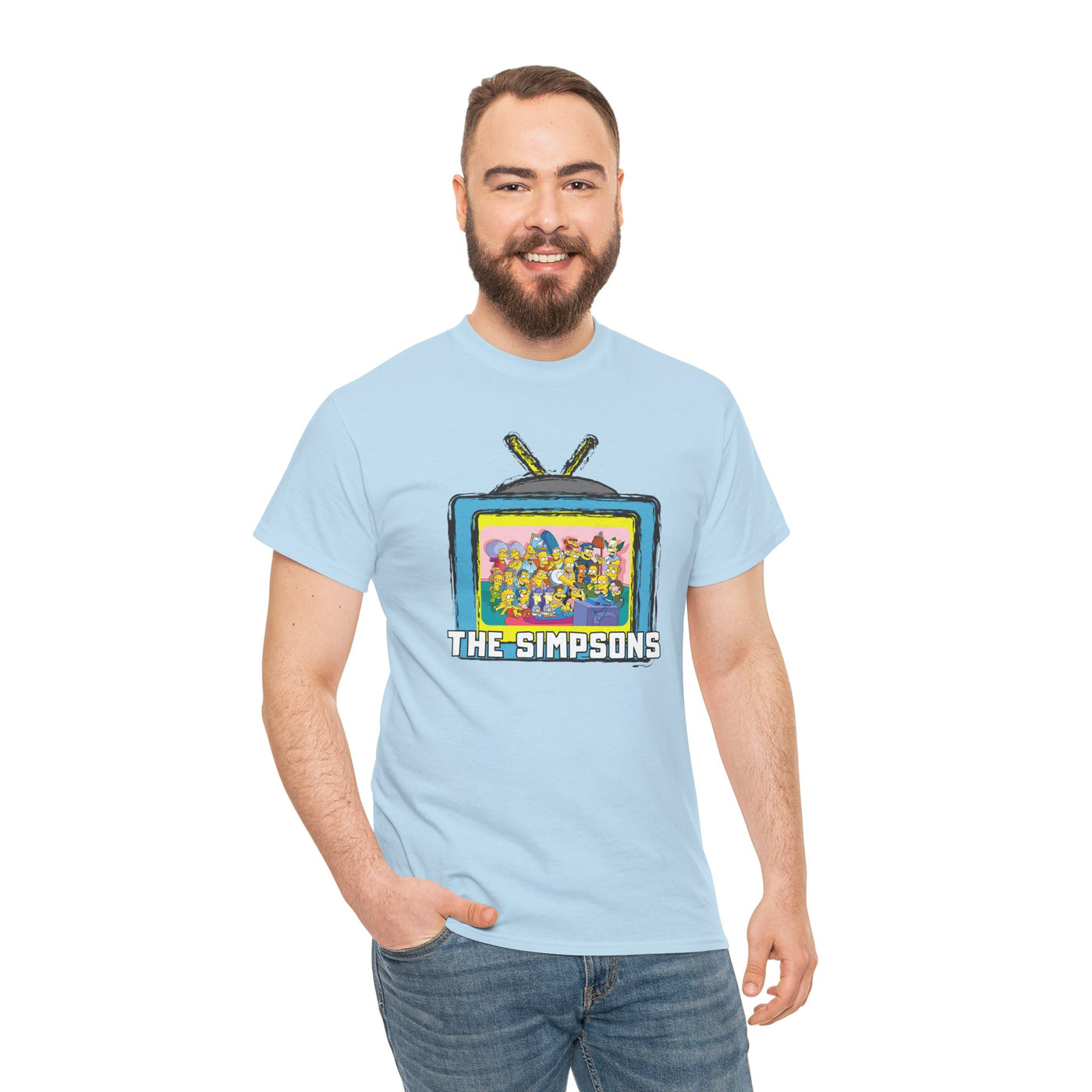 The Simpsons Unisex Heavy Cotton Shirt