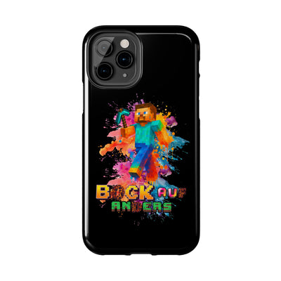 Minecraft Inspired Tough Phone Case - Handyhülle  "Bock auf anders" Colorful Gamer Design