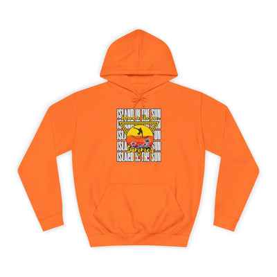 Vibrant College Spirit Hoodie, Unisex College Hoodie
