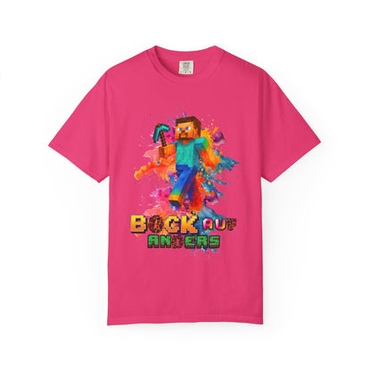 Colorful Gamer T-Shirt - Back to Different Minecraft Design