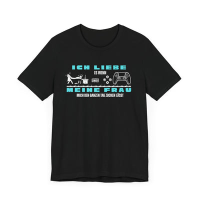 Ich Liebe Meine Frau T-Shirt - Unisex Jersey Tee for Gamers
