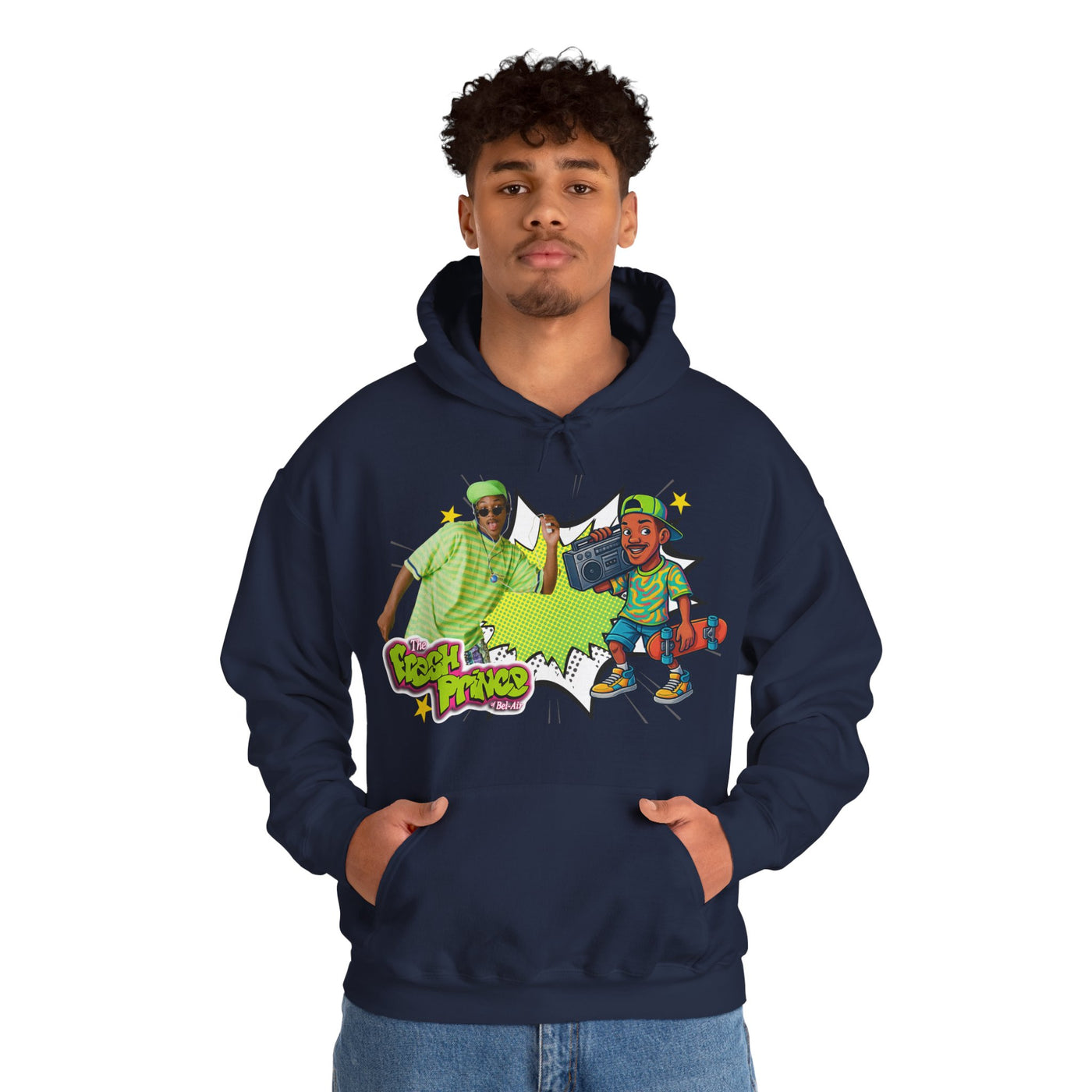 Retro Prince from Bel Air Hip-Hop Inspired Hoodie