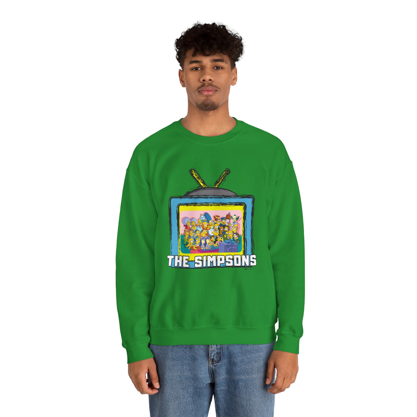 The Simpsons Unisex Heavy Cotton Sweatshirt