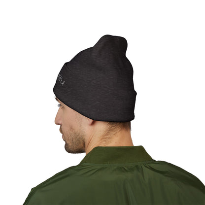 Vibrant "BeYoutiful" Cuffed Beanie - Stylish Embroidered Hat for Self-Expression