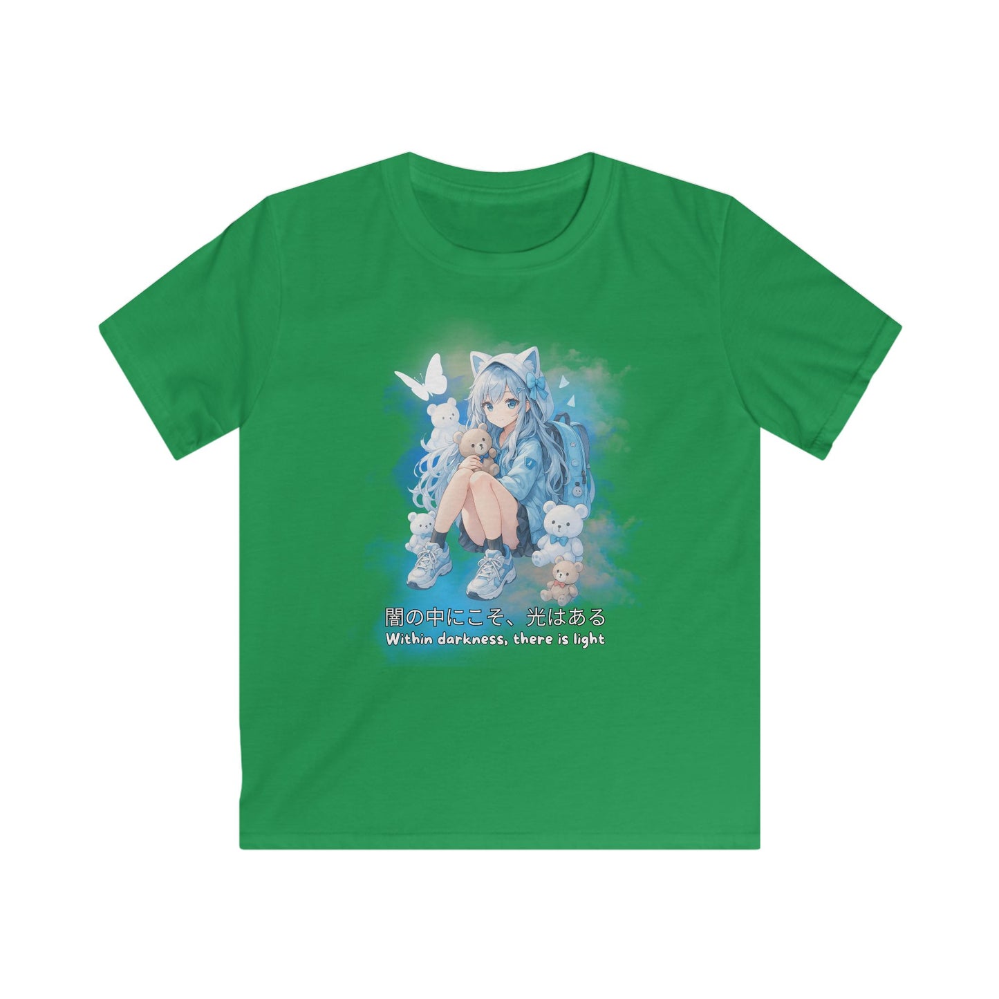 Copy of Hoodie, Anime Sweatshirt "Within darkness there is a light"