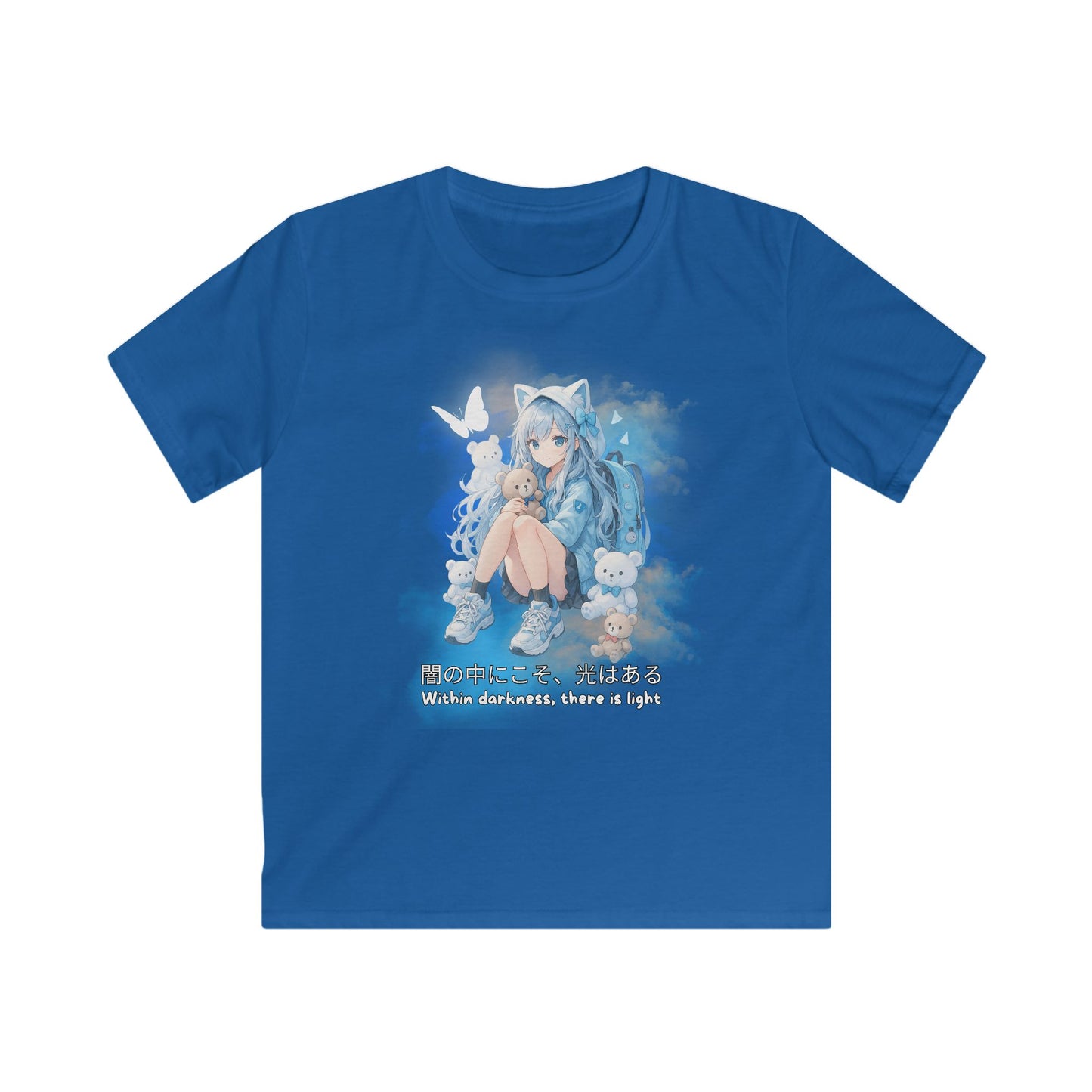 Copy of Hoodie, Anime Sweatshirt "Within darkness there is a light"