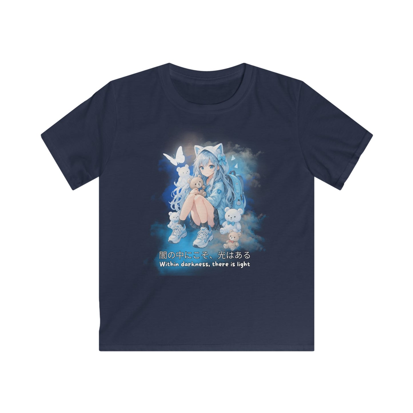 Copy of Hoodie, Anime Sweatshirt "Within darkness there is a light"