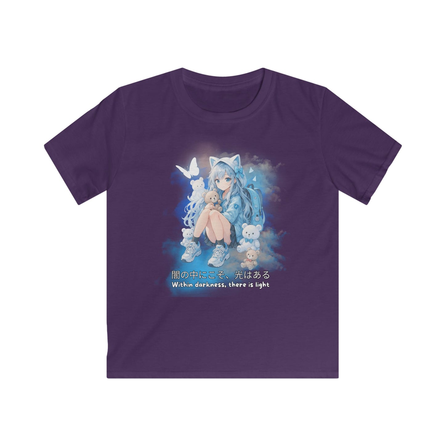Copy of Hoodie, Anime Sweatshirt "Within darkness there is a light"