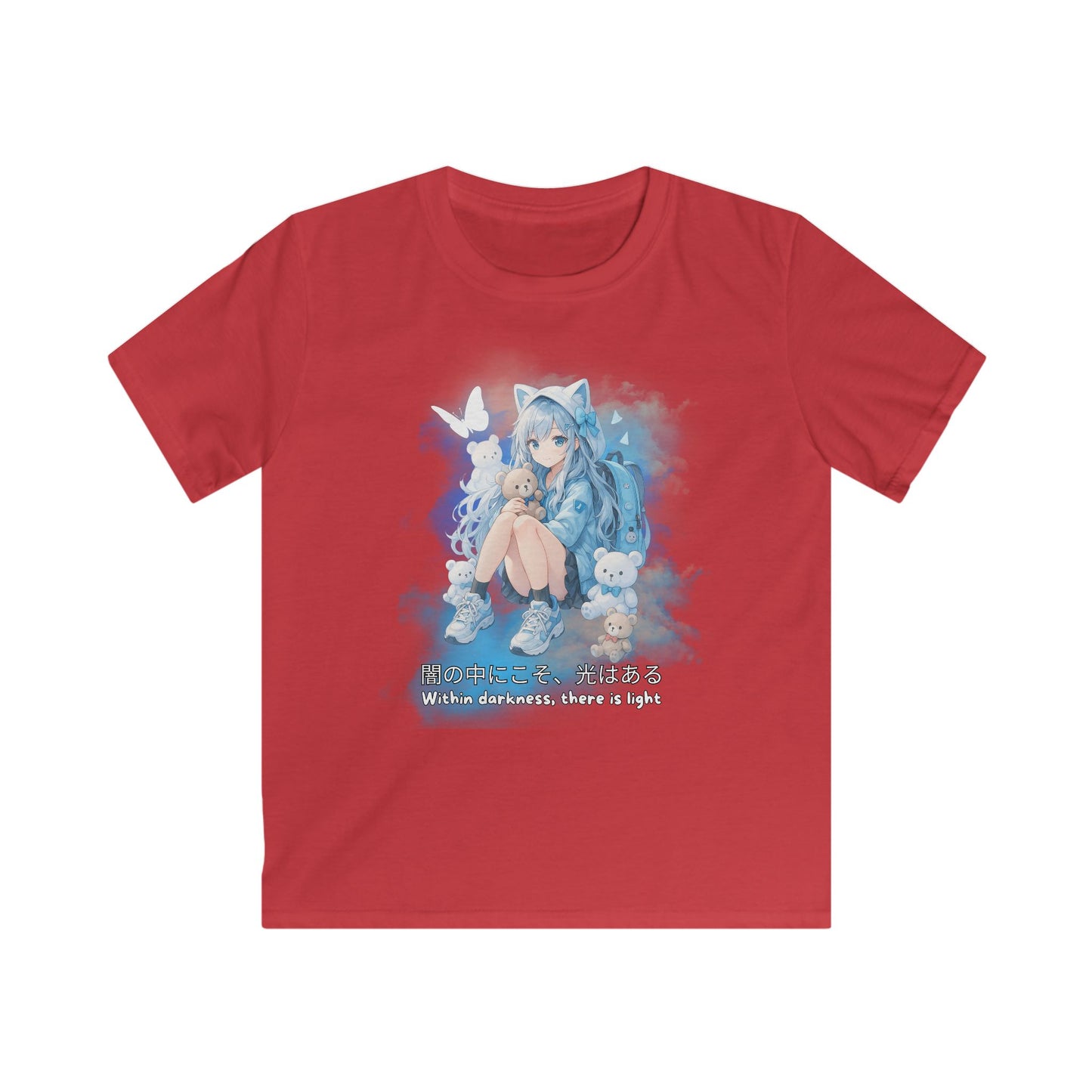 Copy of Hoodie, Anime Sweatshirt "Within darkness there is a light"