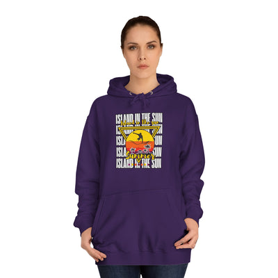 Vibrant College Spirit Hoodie, Unisex College Hoodie