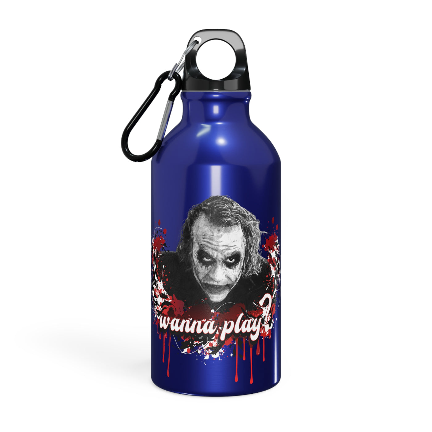 Joker -"wanna play?" Oregon Sport Bottle with Unique Art -Flasche