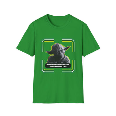 Yoda-Inspired Unisex T-Shirt - 'MIR NICHT AUF DEN... GEHEN DU SOLLST'