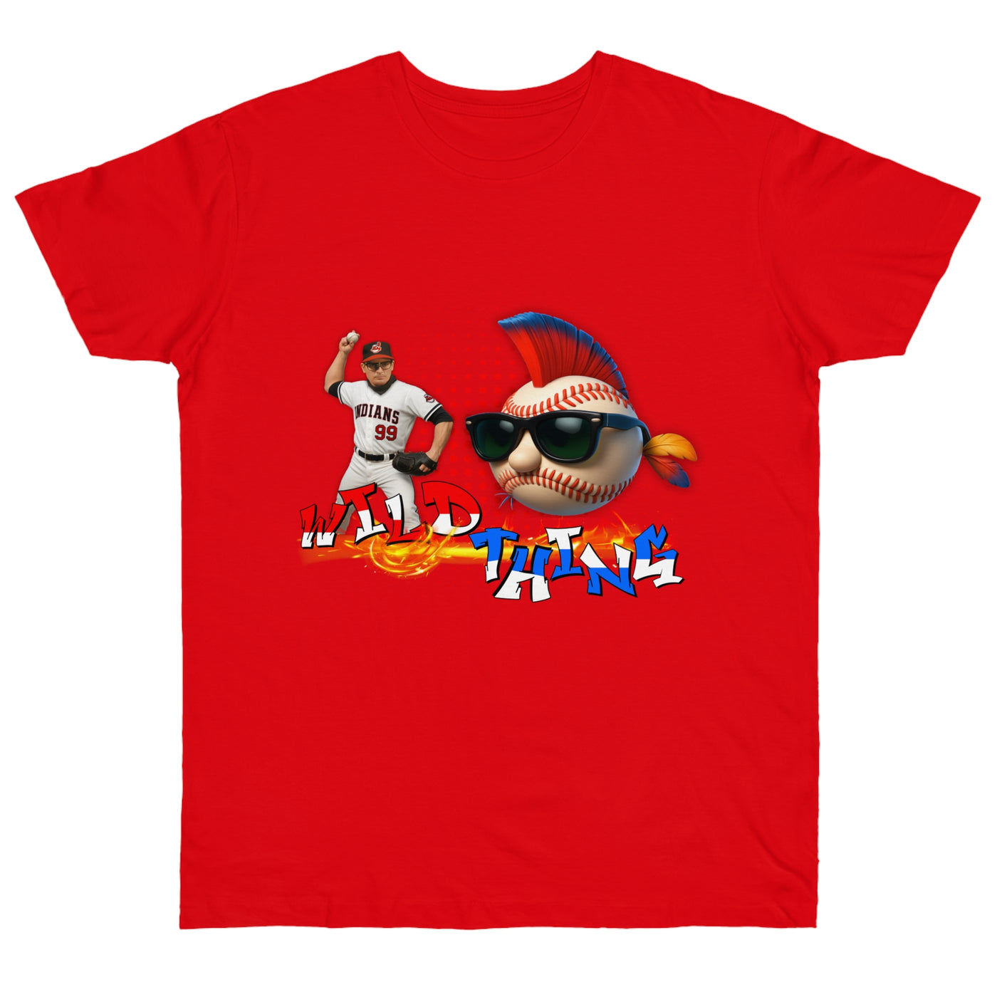 Charlie Sheen Wild Thing  - Baseball Fan T-Shirt