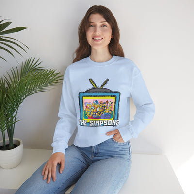 The Simpsons Unisex Heavy Cotton Sweatshirt