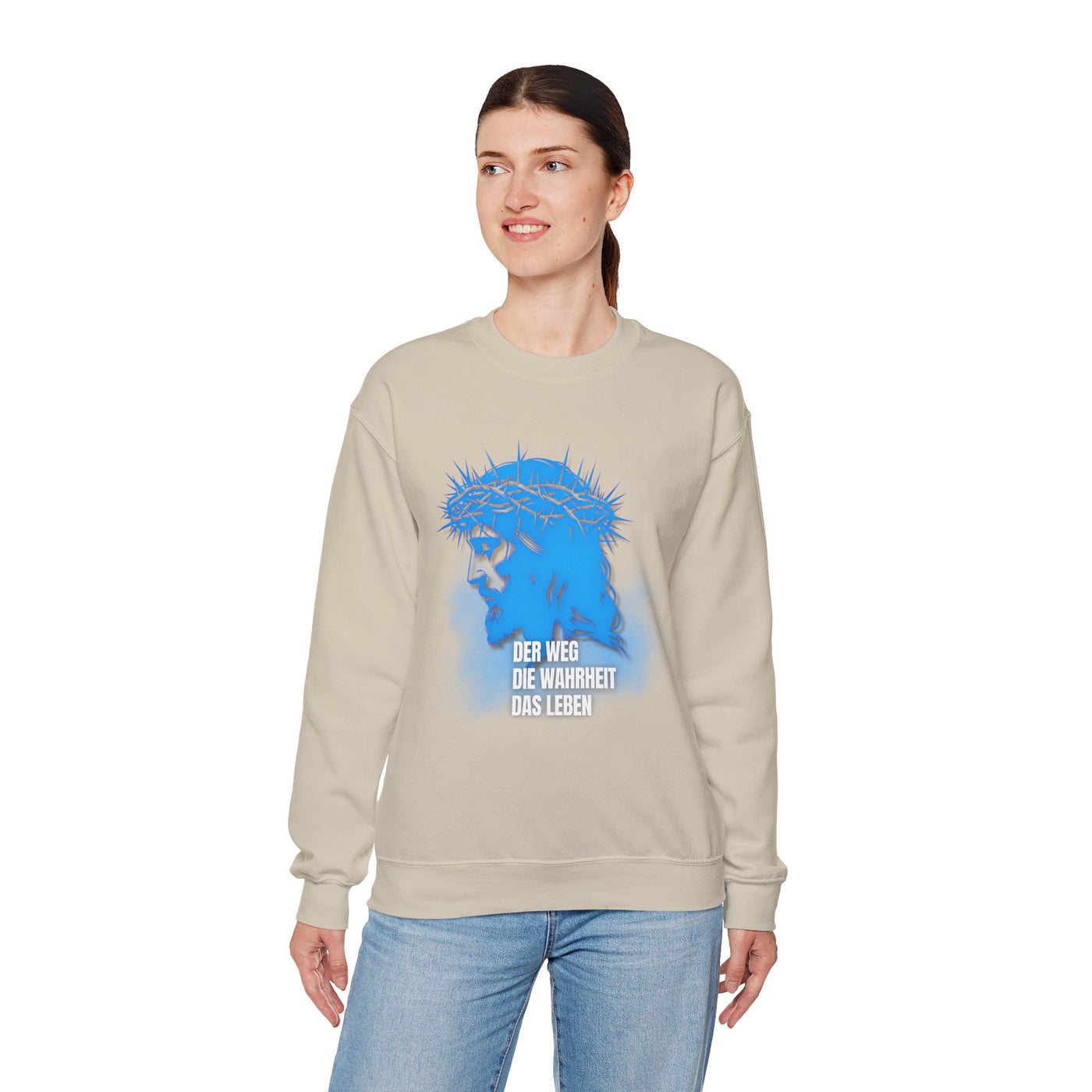 Sweatshirt Jesus "Der Weg - Die Wahrheit - Das Leben"