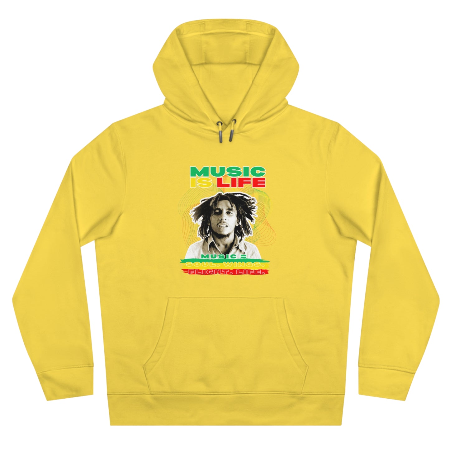 Music Is Life King Hooded Sweatshirt | Perfect for music lovers