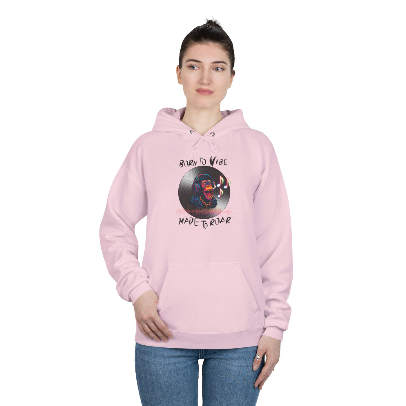 Born to Vibe Hoodie - cool monkey design / Monkey