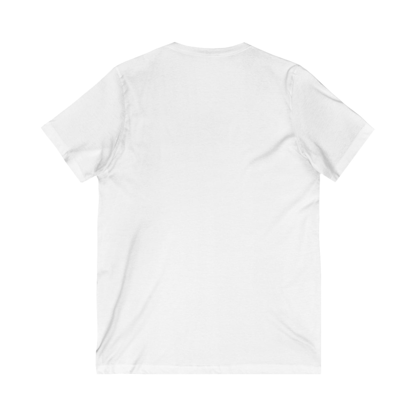 Blessed Saved Loved Unisex V-Neck Tee - Inspirational Faith Shirt