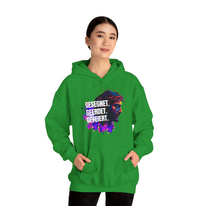 Jesus Colorful - with saying Blessed- Grounded - Celebrated