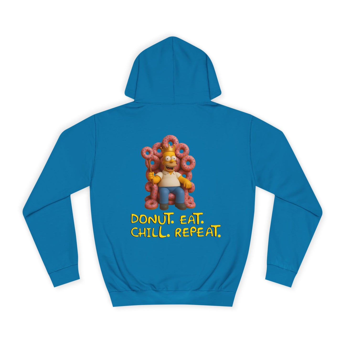 Funny Donut Lover Hoodie, Unisex College Hoodie, The Simpsons