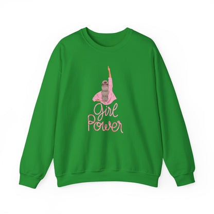 Girl Power Unisex Crewneck Sweatshirt,