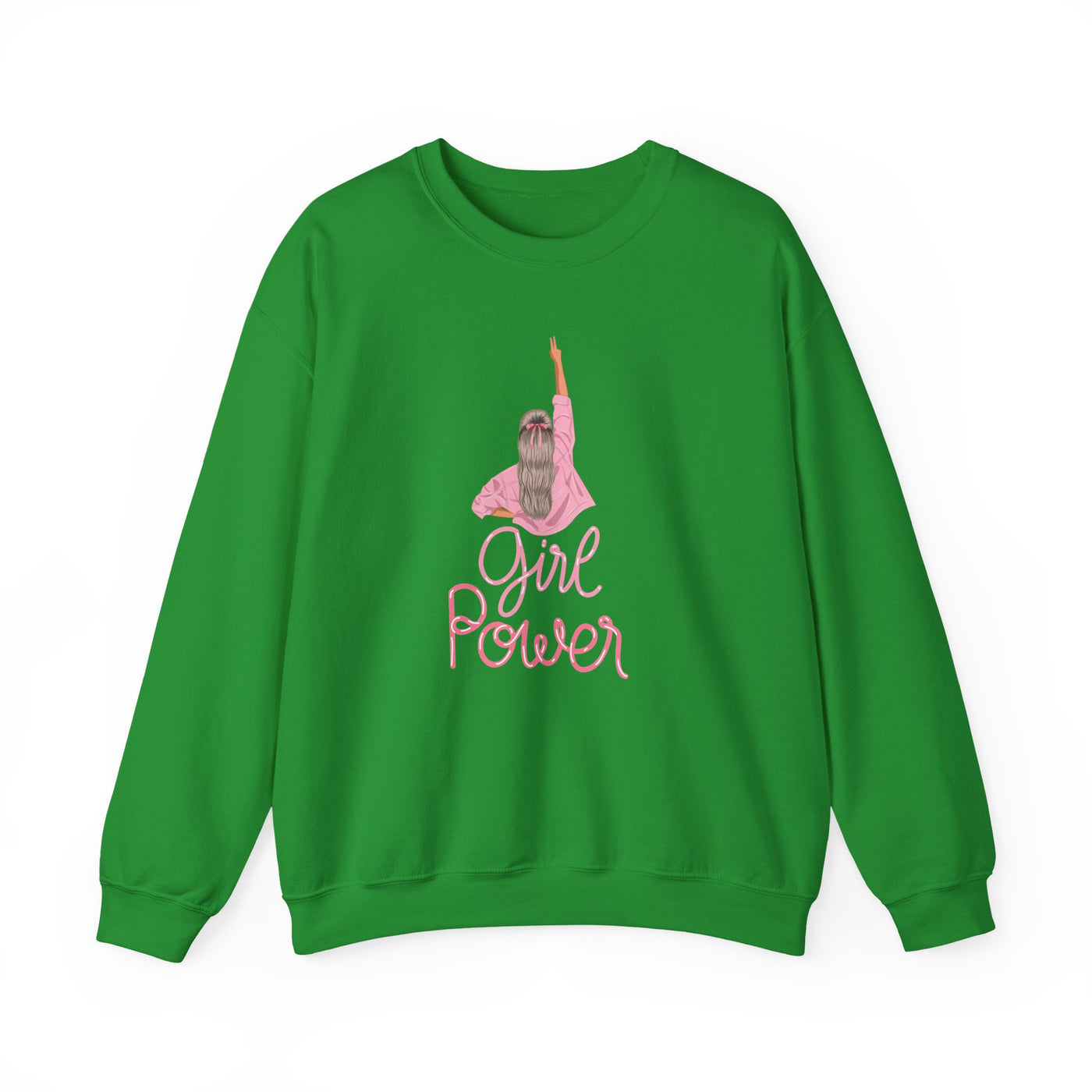 Girl Power Unisex Crewneck Sweatshirt,