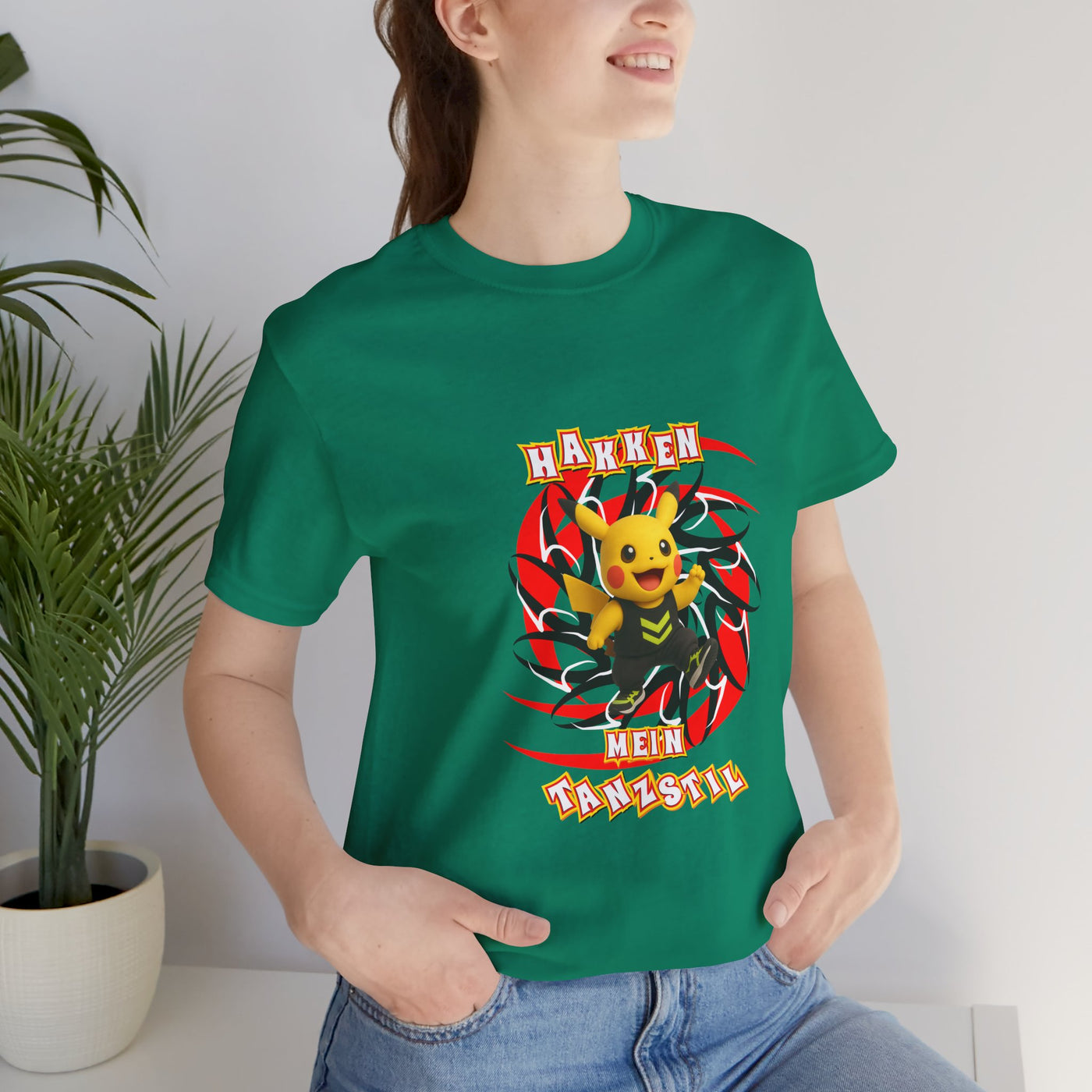 Techno - Hakken T-Shirt, Unisex -Pokemon Style