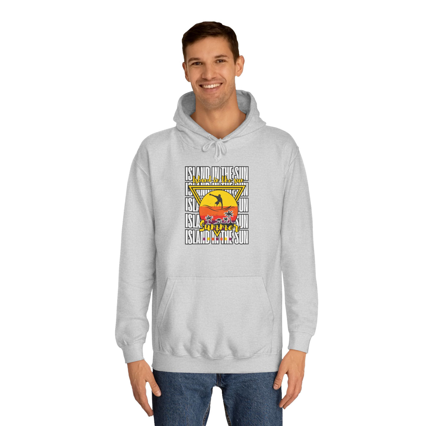 Vibrant College Spirit Hoodie, Unisex College Hoodie