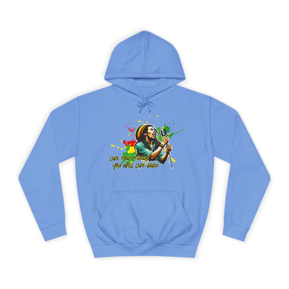 Live for others B  o  b   M a r l e y Hoodie