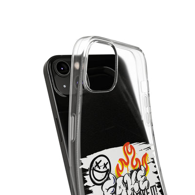 Handyhülle Fake till you make it - Clear Silicone Phone Cases,