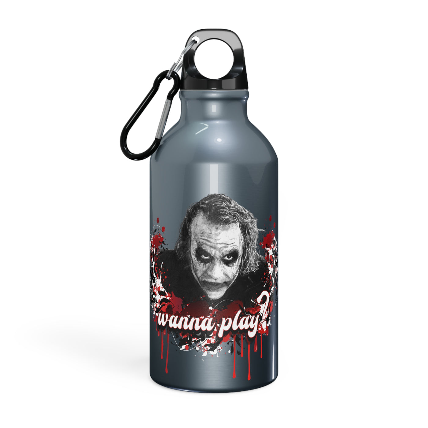 Joker -"wanna play?" Oregon Sport Bottle with Unique Art -Flasche