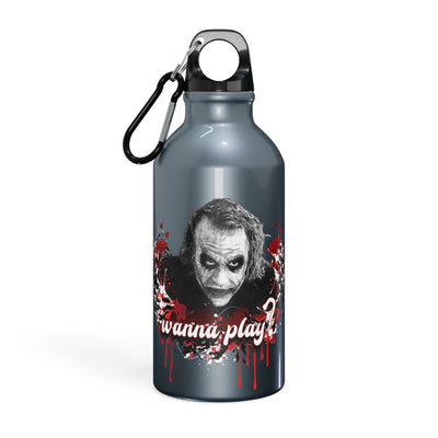 Joker -"wanna play?" Oregon Sport Bottle with Unique Art -Flasche