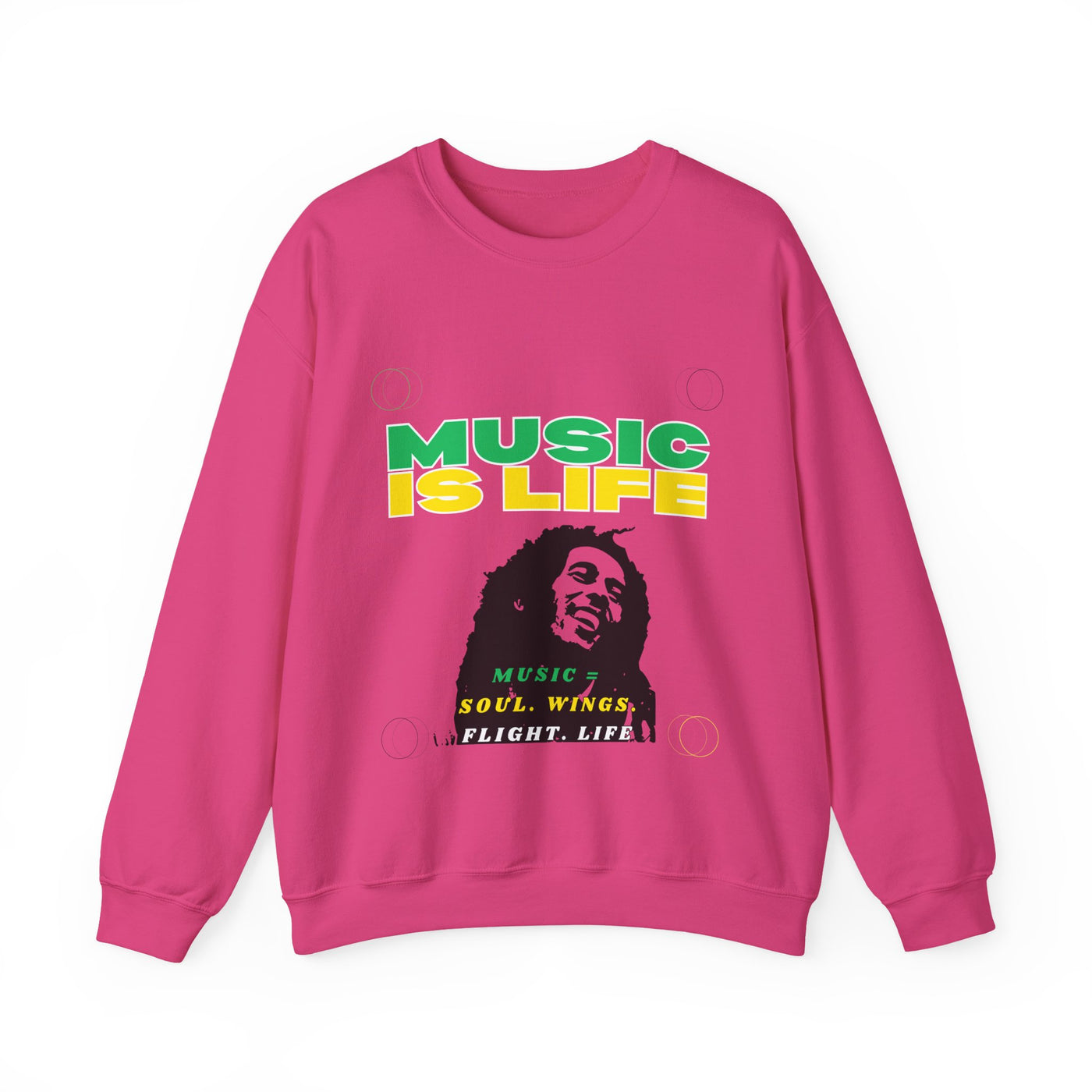 Music Is Life Bob Raggae Sweatshirt
