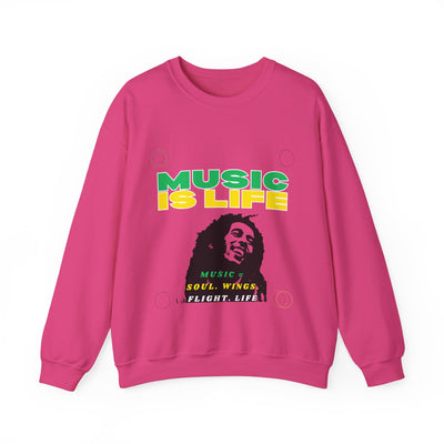 Music Is Life Bob Raggae Sweatshirt
