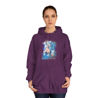 Hoodie, Anime Sweatshirt "Within darkness there is a light"