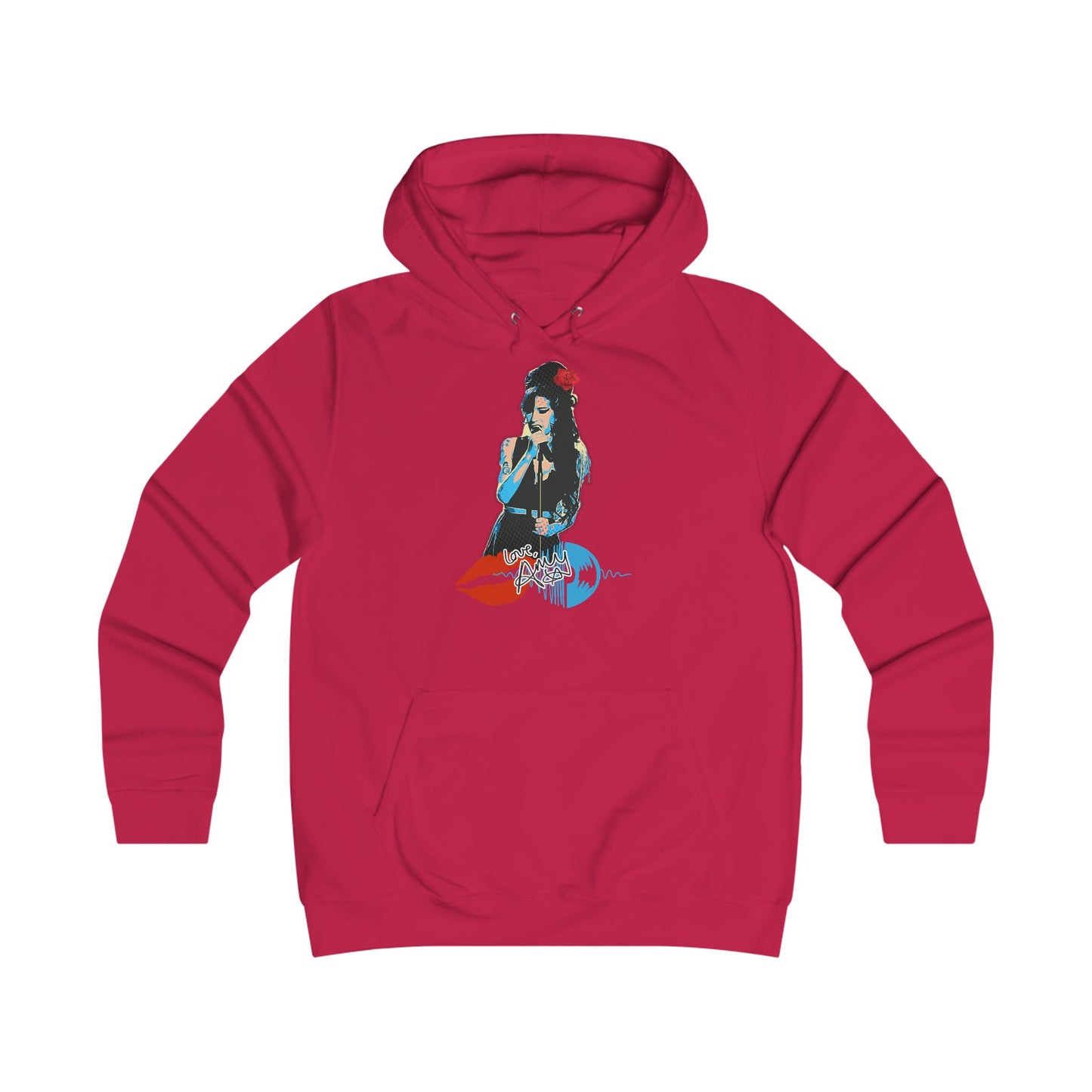 Amy Back in Black College Hoodie