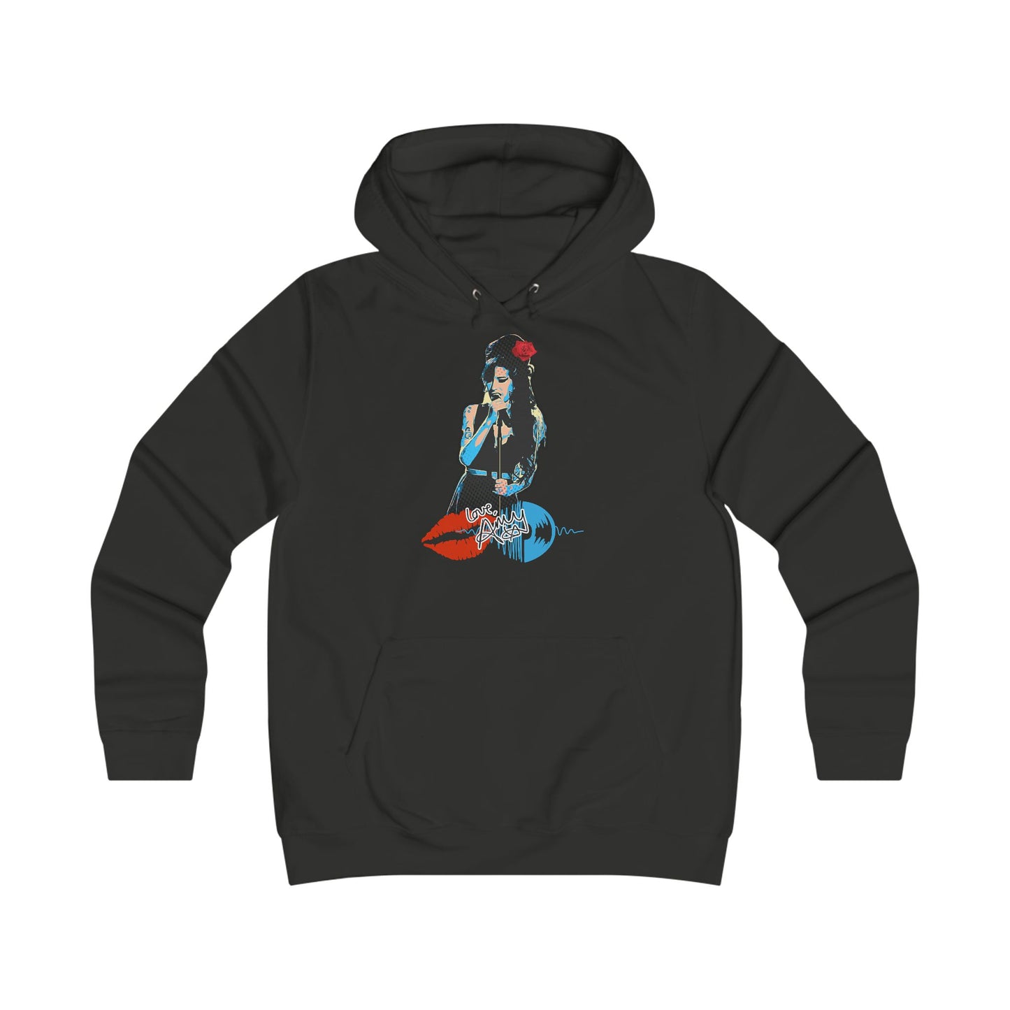 Amy Back in Black College Hoodie