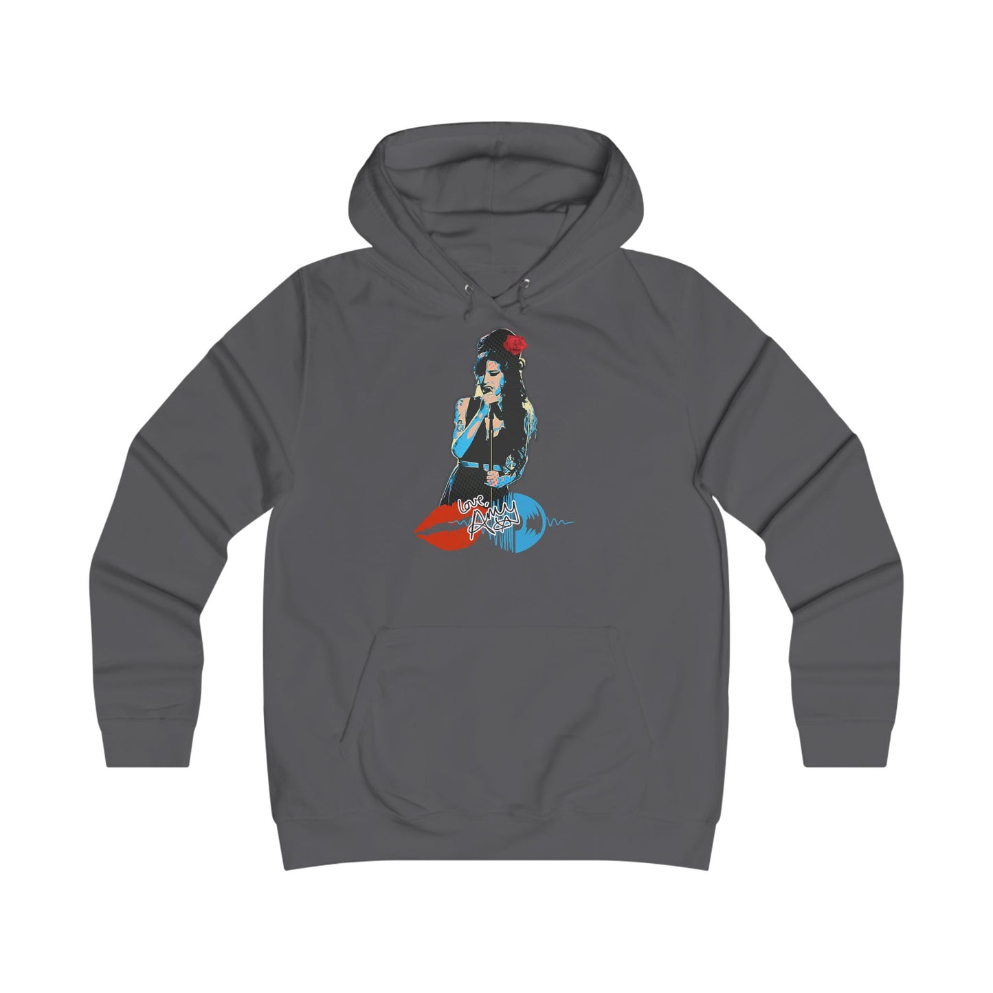 Amy Back in Black College Hoodie