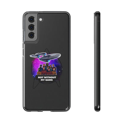 Galaxy-Inspired Soft Phone Case - Not Without My Gang, Star Trek Lovers Handyhülle
